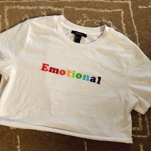 Emotional Crop Top